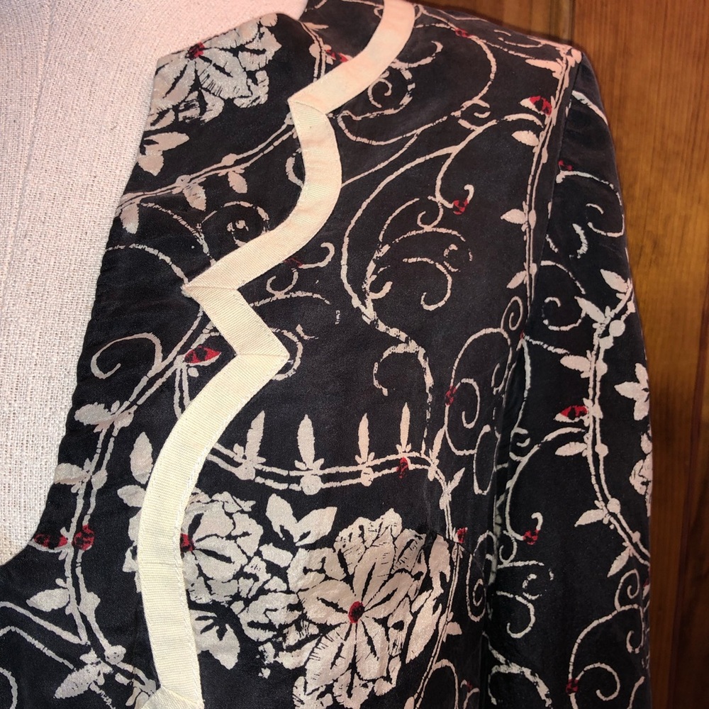Adrianna Papell Silk Tunic S - Picture 4 of 7